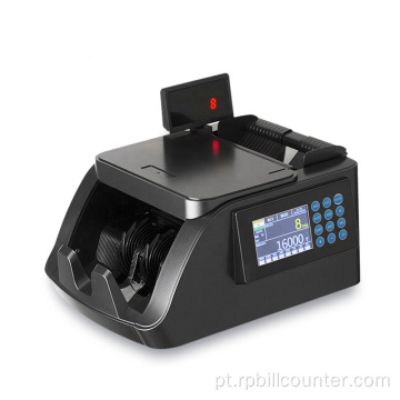 Máquina de contagem de notas de dinheiro para mistura de banco de dinheiro